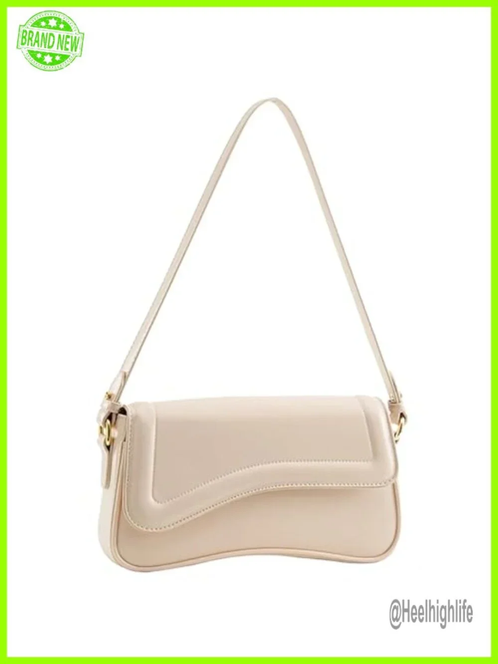 Retro Vegan Leather Crossbody Shoulder Bag Clutch Hobo Purse with Zipper, PU